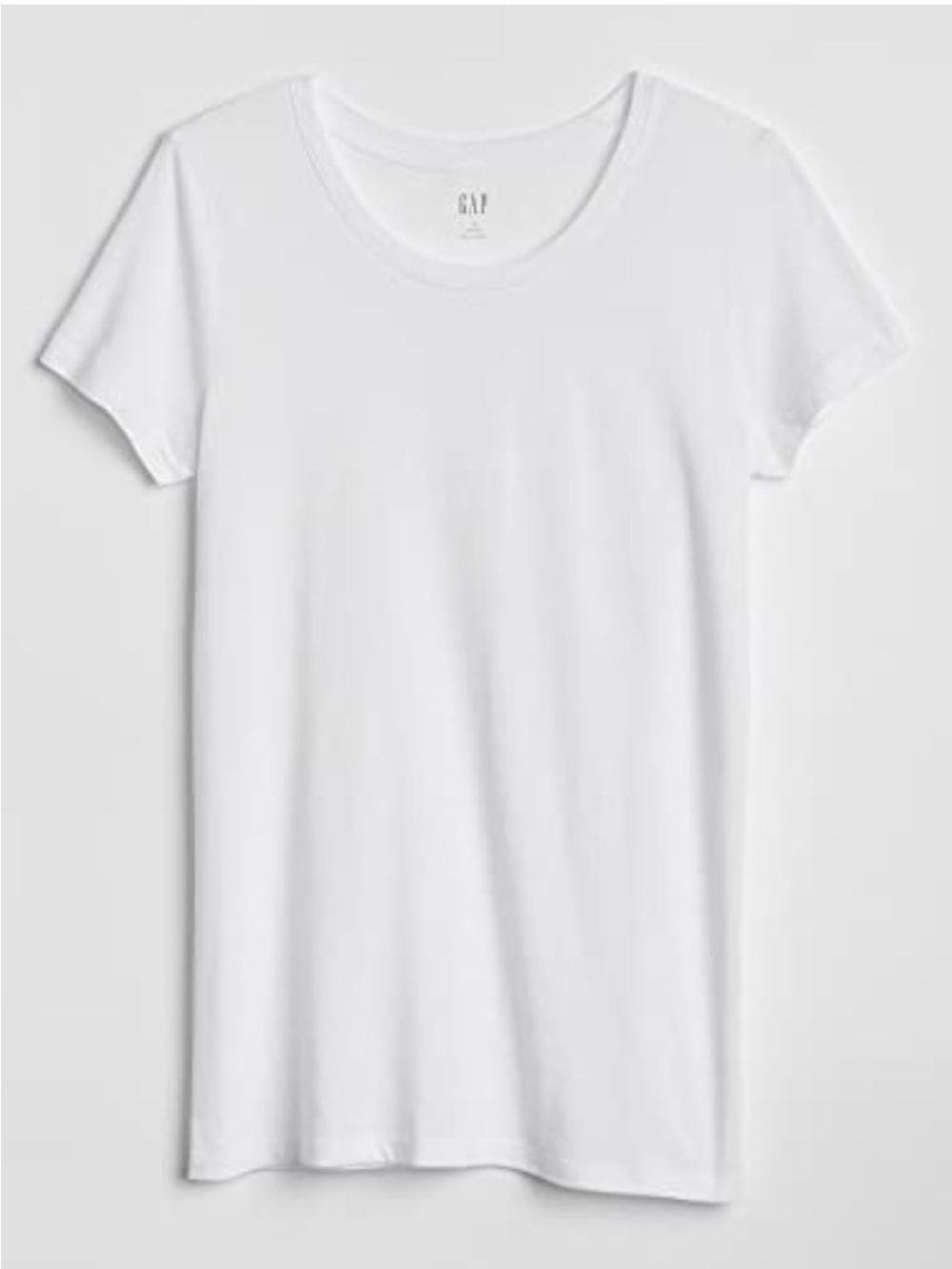GAP White Short Sleeve Crew Tee Size Medium for Ladies